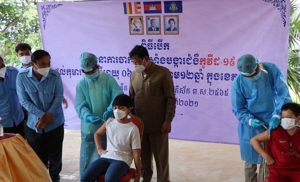 ខេត្តព្រះវិហារ ប្រកាសបើកយុទ្ធនាការចាក់វ៉ាក់សាំងប្រឆាំងជំងឺកូវីដ-១៩ ជូនកុមារអាយុ០៦ឆ្នាំ ដល់អាយុក្រោម១២ឆ្នាំ