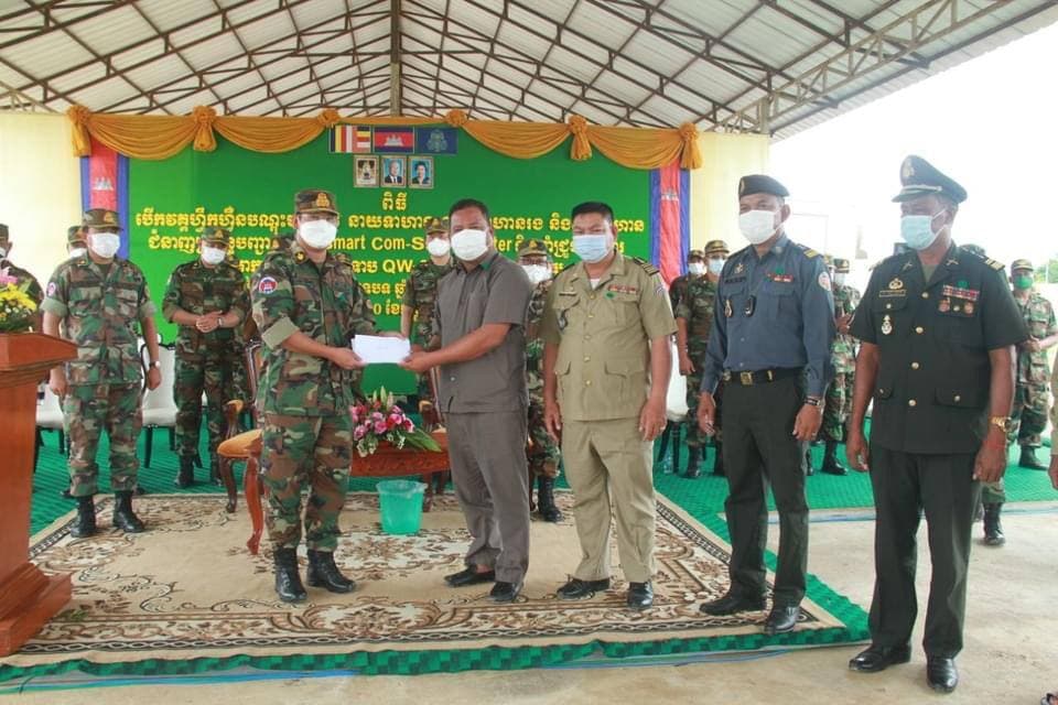តំណាងឯកឧត្តម នាយឧត្តម សេនីយ៍កិត្តិបណ្ឌិត ហ៊ីង ប៊ុនហៀងអញ្ជើញបើកវគ្គបណ្តុះបណ្តាលនាយទាហាន នាយទាហានរង ពលទាហានជំនាញប្រព័ន្ធការពារអាកាសនិងថែទាំសម្ភារះបច្ចេកទេស