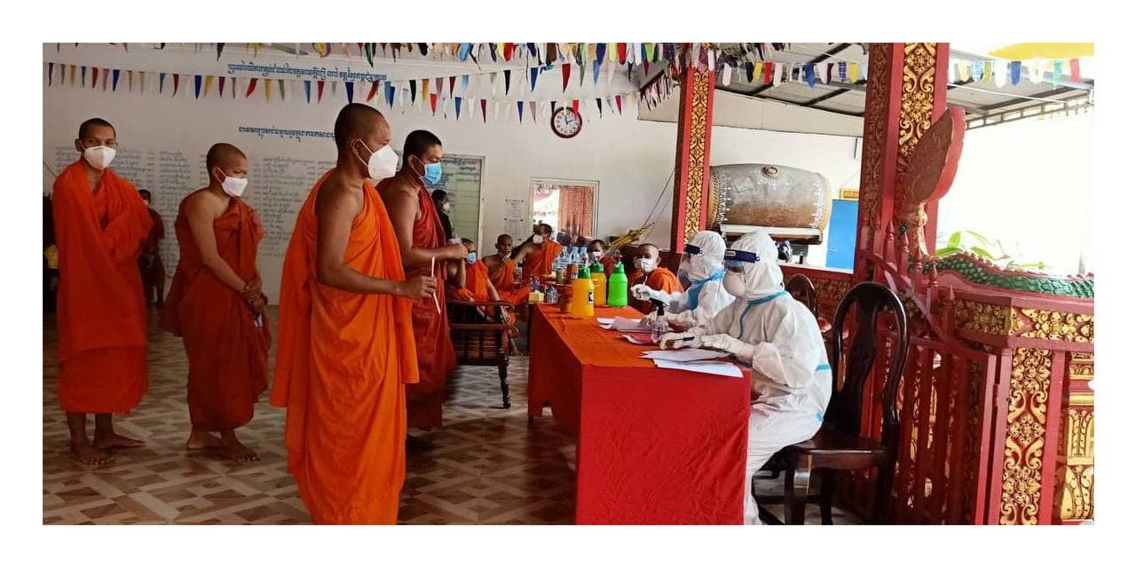 លទ្ធផលយកសំណាកនៅវត្តចំនួន ៧ ក្នុងខណ្ឌមានជ័យ