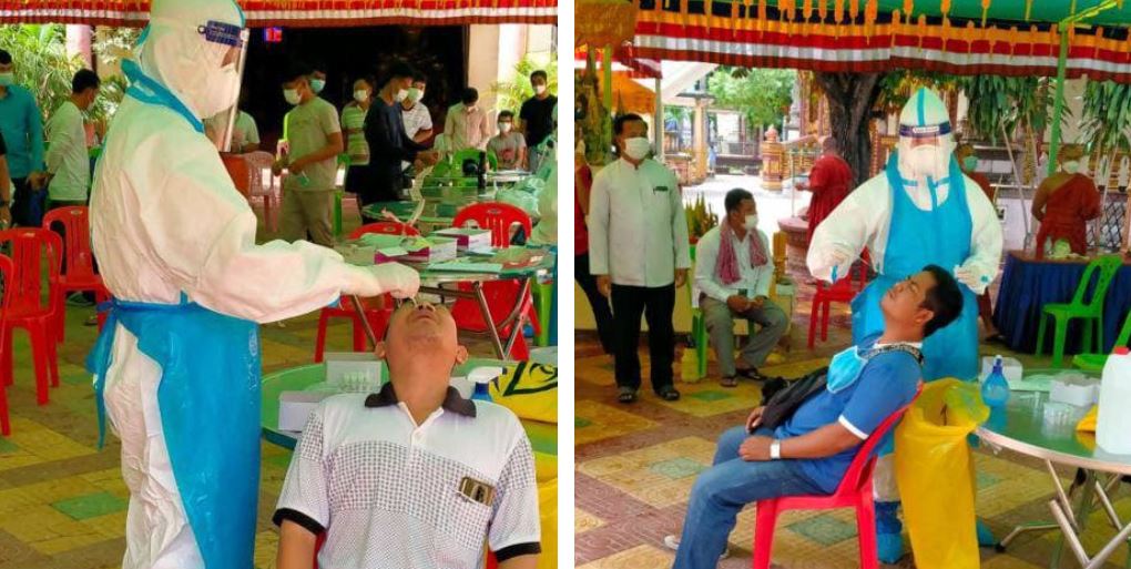 ក្រុមគ្រូពេទ្យបានរកឃើញវិជ្ជមានកូវីដ-១៩ លើព្រះសង្ ឃនិងនិស្សិតប្រមាណជាង ១០នាក់ ក្នុងវត្តចំនួន ៣នៅរាជធានីភ្នំពេញ