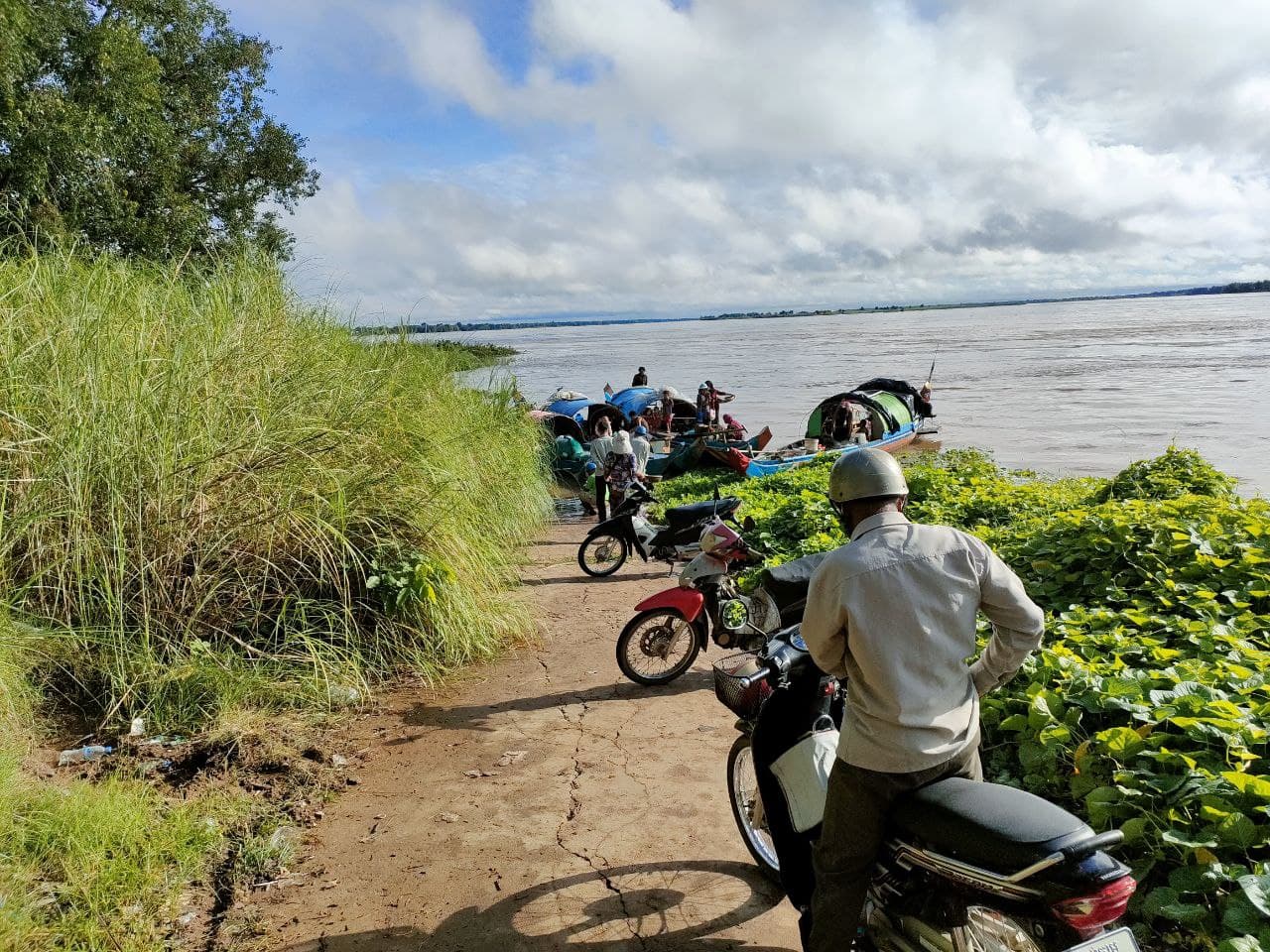 ទឹកទន្លេមេគង្គ ខេត្តកំពង់ចាម បានហក់ឡើងជាង ១ម៉ែត្រ បន្ទាប់ពីបានស្រក់ នាប៉ុន្មានថ្ងៃកន្លងទៅ