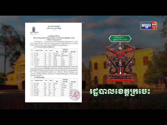 ខេត្តក្រចេះ ឆ្លងថ្មី៧នាក់ (Video Inside)