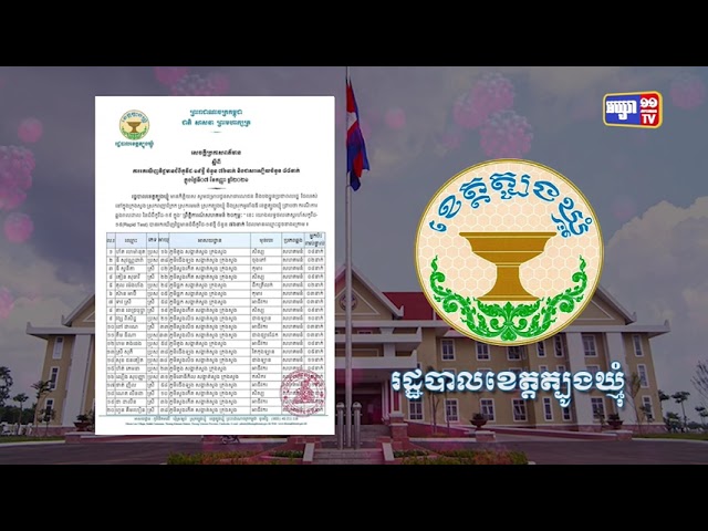 ខេត្តត្បូងឃ្មុំ ឆ្លងថ្មី៧៦នាក់ (Video Inside)