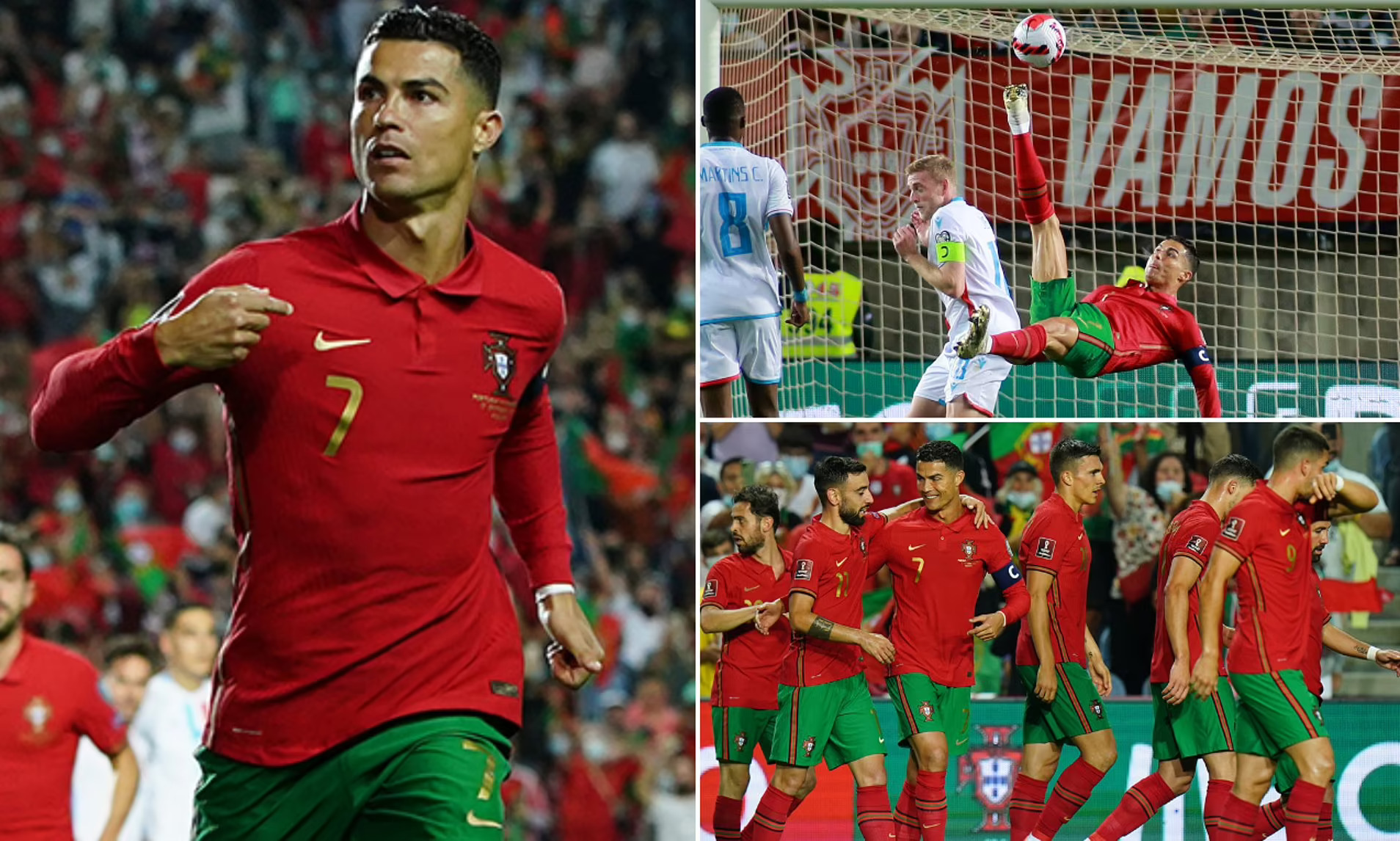 Cristiano Ronaldo រកបាន Hat-trick ១០ ដងសម្រាប់ជម្រើសជាតិ ខណៈ Portugal 5-0 Luxembourg