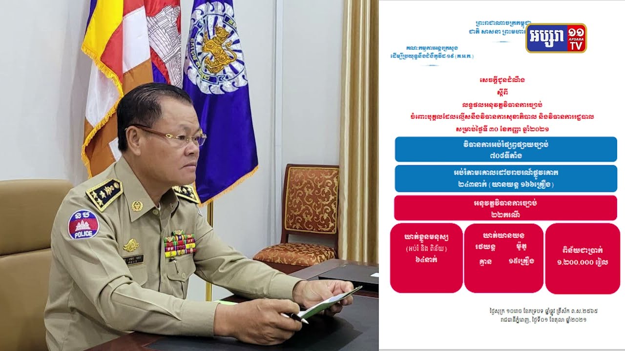 ឃាត់មនុស្ស៦៤នាក់ ក្នុងរយៈពេល២៤ម៉ោងចុងក្រោយនេះ (Video Inside)