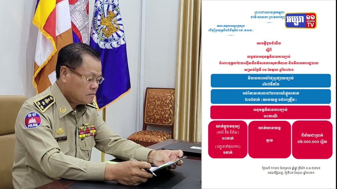 ឃាត់មនុស្ស១០នាក់ និងបញ្ជូនទៅតុលាការ១នាក់ ក្នុងរយៈពេល២៤ម៉ោង ចុងក្រោយនេះ (Video Inside)