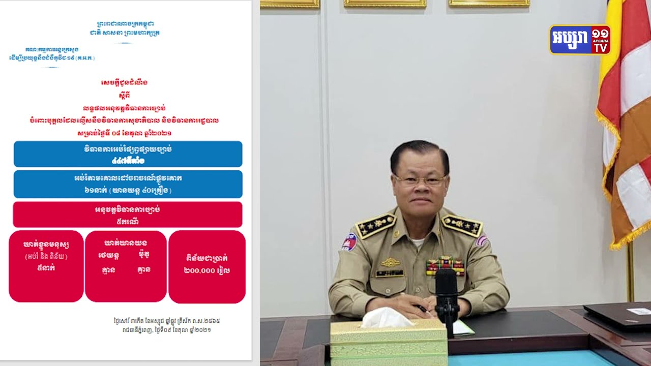 ឃាត់មនុស្ស៥នាក់ ក្នុង២៤ម៉ោងចុងក្រោយនេះ (Video Inside)