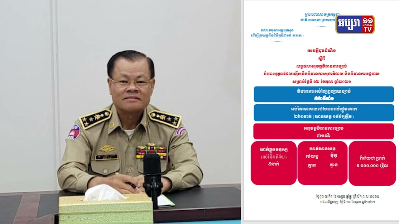 ឃាត់មនុស្ស៥នាក់ ក្នុង២៤ម៉ោង ចុងក្រោយនេះ (Video Inside)