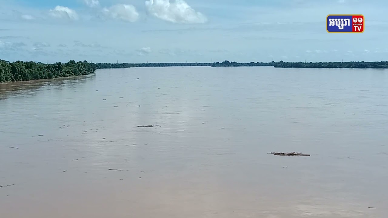 កម្ពស់ទឹកទន្លេ៣កន្លែងនៃខេត្ដស្ទឹងត្រែង នៅបន្ដហក់ឡើង (Video Inside)