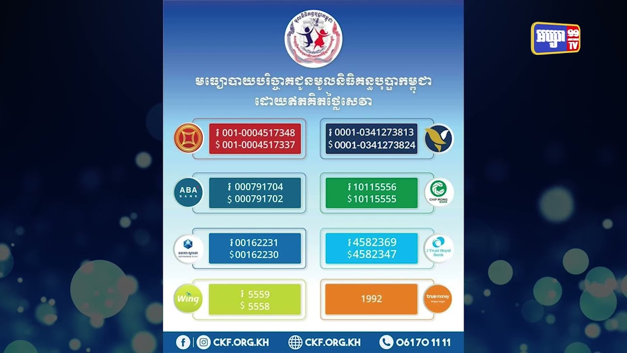 ៩ខែដើមឆ្នាំ២០២១ មូលនិធិគន្ធបុប្ផាកម្ពុជាទទួលបានថវិកាជិត៤០ម៉ឺនដុល្លារ (Video Inside)