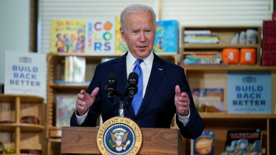 ប្រធានាធិបតីអាមេរិកលោក Joe Biden បានបង្កើនកិច្ចខិតខំប្រឹងប្រែងផ្សព្វផ្សាយសេចក្ដីព្រាងច្បាប់ចំណាយគាំពារសង្គមចំនួន ៣,៥ ទ្រីលានដុល្លារទៅកាន់អ្នកបោះឆ្នោត