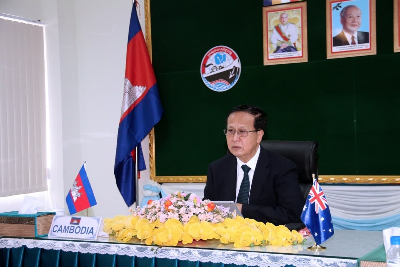 ឯកឧត្តម ប៉ាន សូរស័ក្ដិ ទទួលជួបពិភាក្សាការងារជាមួយ គណៈប្រតិភូអូស្រ្តាលី តាមប្រព័ន្ធវីដេអូ