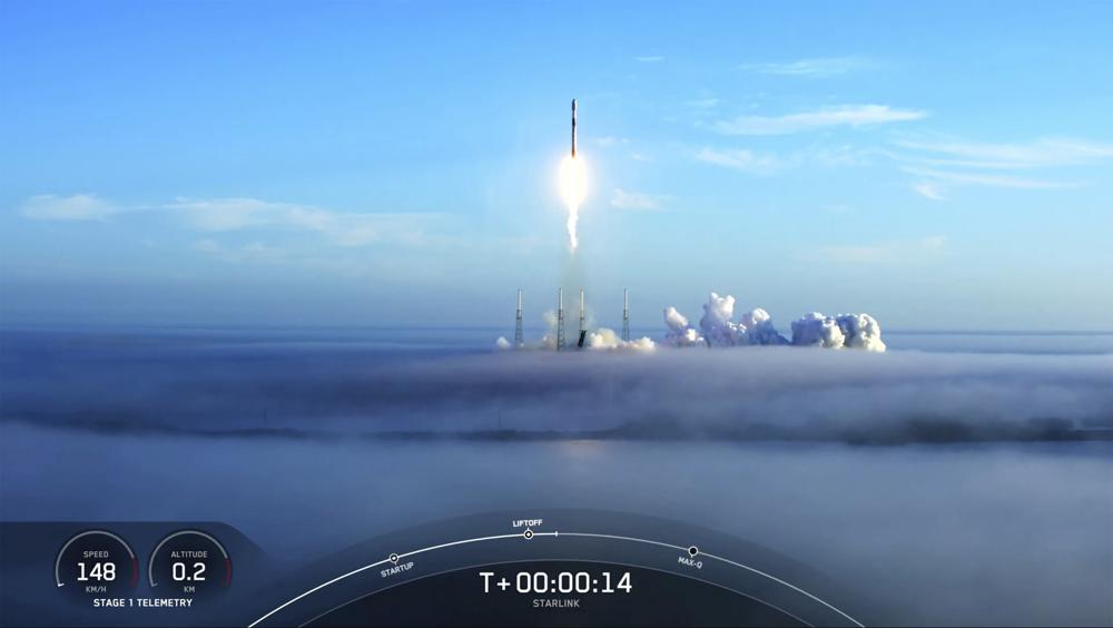 SpaceX បញ្ជូនផ្កាយរណប Starlink ចំនួន ៥៣គ្រឿងបន្ថែមទៀតទៅកាន់ទីអវកាស