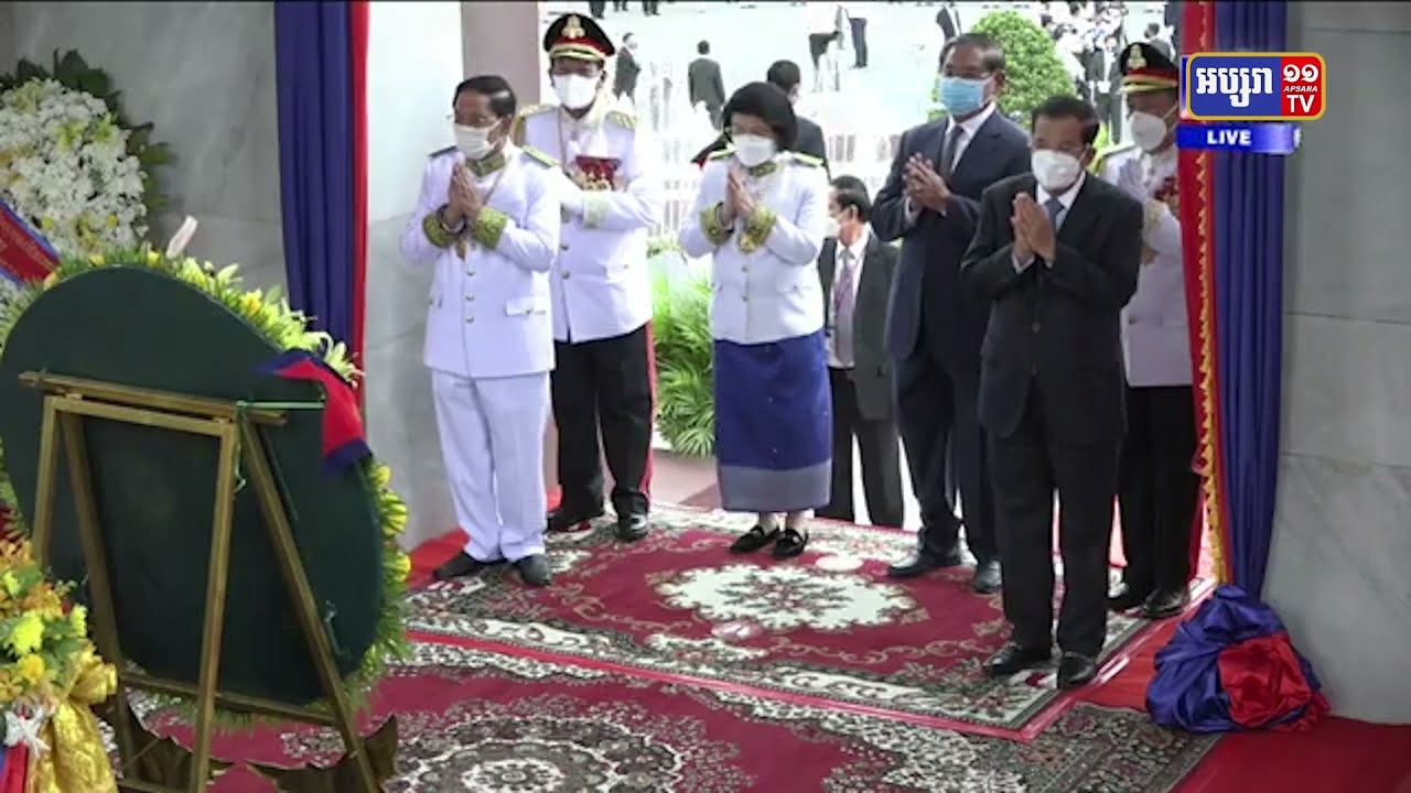 សម្តេចវិបុលសេនាភក្តី សាយ ឈុំ តំណាងព្រះមហាក្សត្រពន្លត់ទៀនជ័យ (Video Inside)