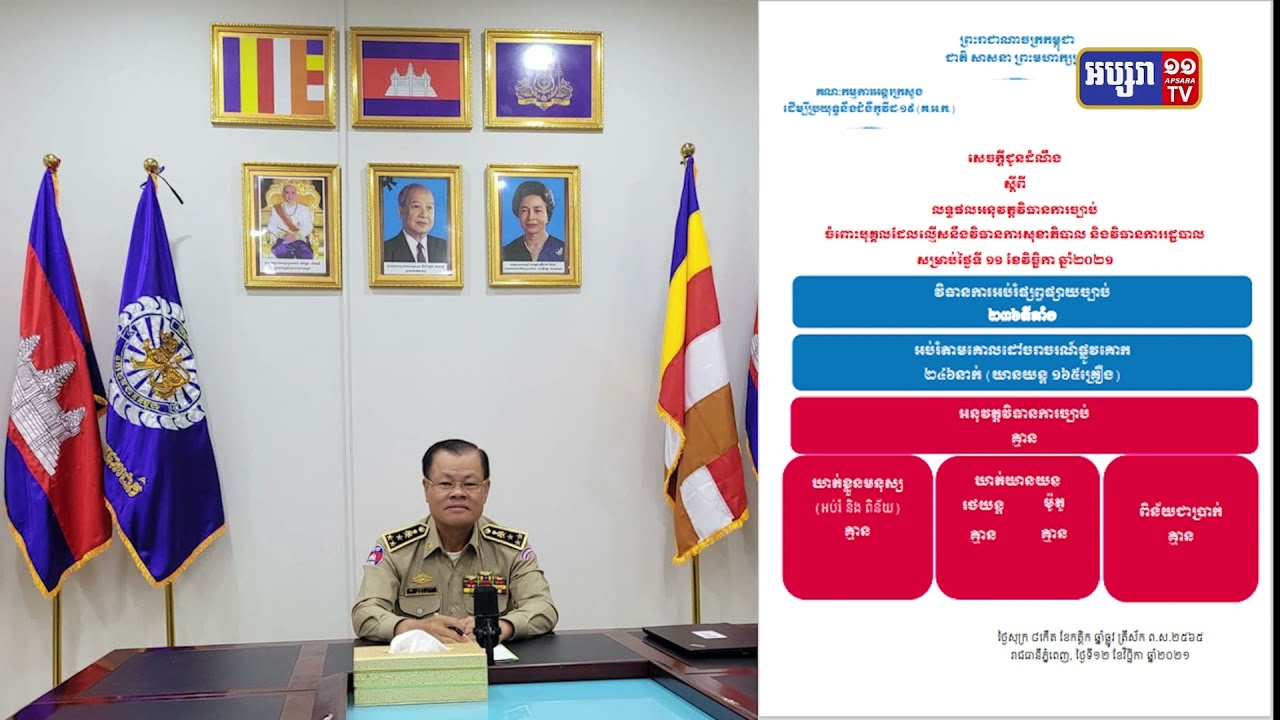 គណៈកម្មការអន្តរក្រសួងបញ្ជាក់ការគ្មានបង្ក្រាបករណីល្មើសថ្ងៃព្រហស្បតិ៍នេះ (Video Inside)
