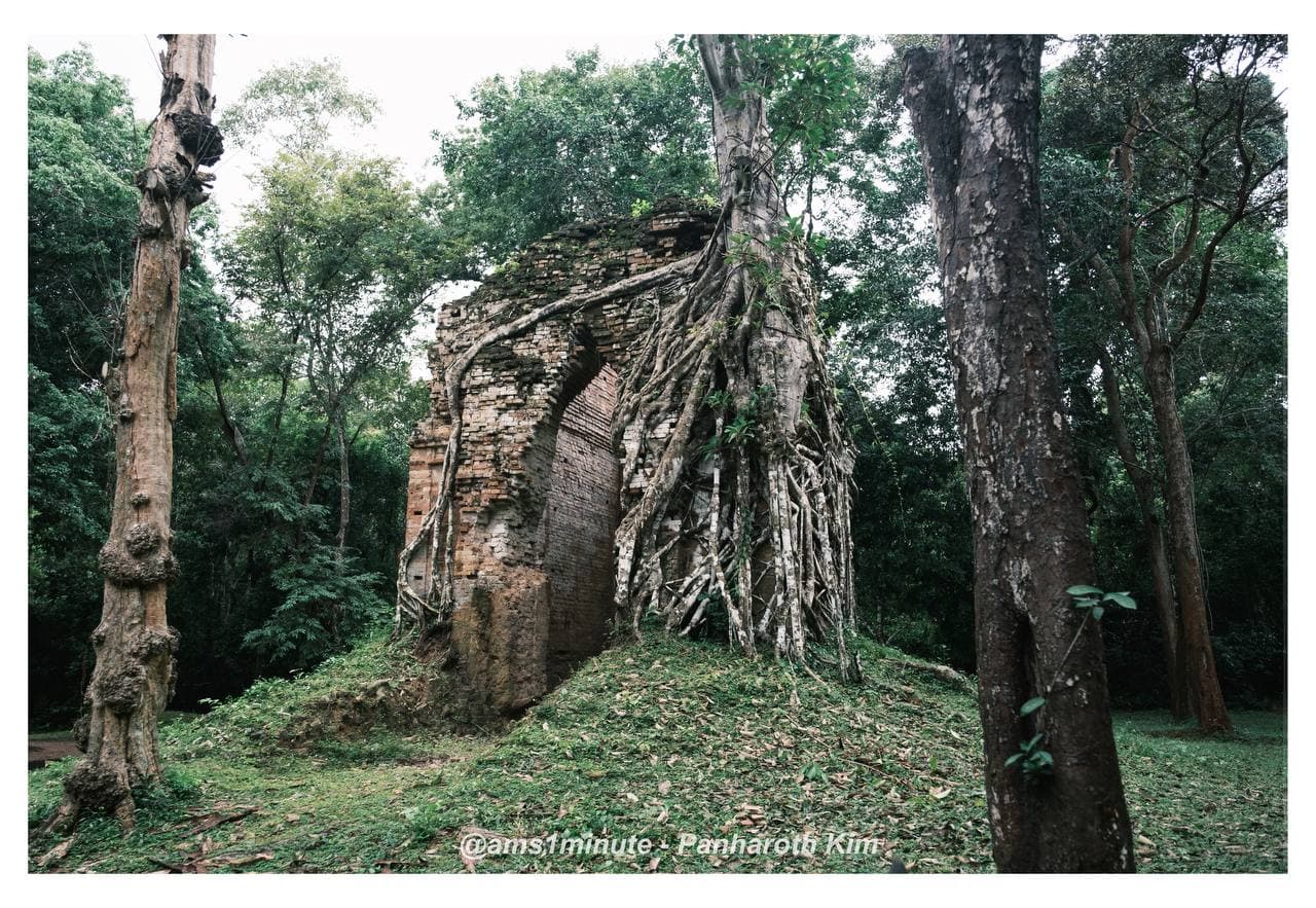 ប្រាសាទបុស្សរាម កំបាំងកណ្តាលព្រៃ ជាប្រាសាទមួយក្នុងចំណោមក្រុមប្រាសាទសំបូរព្រៃគុក 🇰🇭