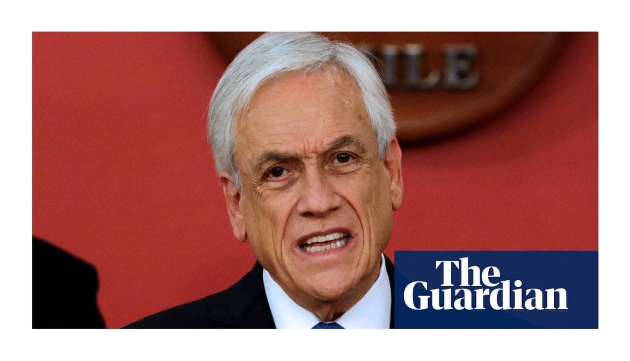 ប្រធានាធិបតីឈីលី 🇨🇱 លោក Sebastián Piñera ត្រូវសភាជាន់ទាបបោះឆ្នោតទម្លាក់ពីតំណែងជុំវិញការចោទប្រកាន់ដែលថាលោកគាំទ្រការលក់ភាគហ៊ុនរបស់គ្រួសារលោកកំឡុងពេលកាន់តំណែង