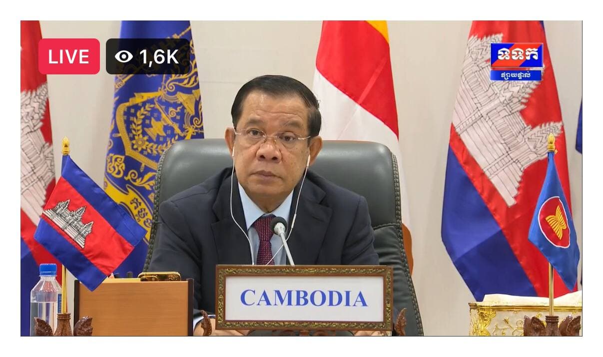 សារសំឡេង សម្តេចតេជោ ហ៊ុន សែន ថ្លែងក្នុងពិធីបើកកិច្ចប្រជុំរដ្ឋមន្ត្រីដឹកជញ្ជូនអាស៊ានលើកទី២៧ និងកិច្ចប្រជុំពាក់ព័ន្ធ