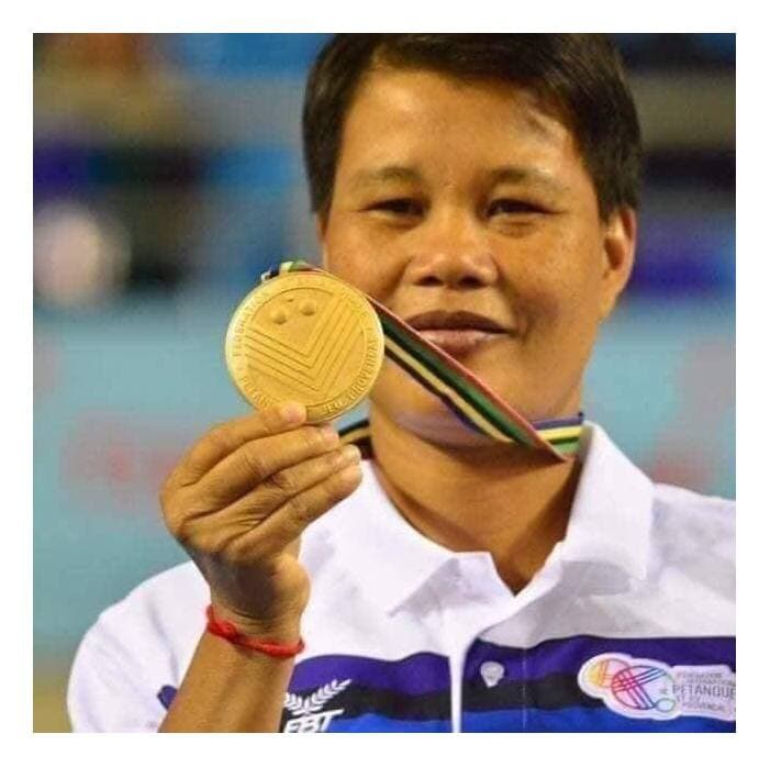 អបអរសាទរ! កីឡាការិនី អ៊ុក ស្រីមុំ ឈ្នះមេដាយមាសលើវិញ្ញាសា “វាយយក ពិន្ទុ ” ក្នុងការប្រកួត ប៉េតង់ ជេីង ឯកពិភពលោក “The 2021 World Triplets and Precision shooting Championships ” ប្រទេស អេស៉្បាញ
