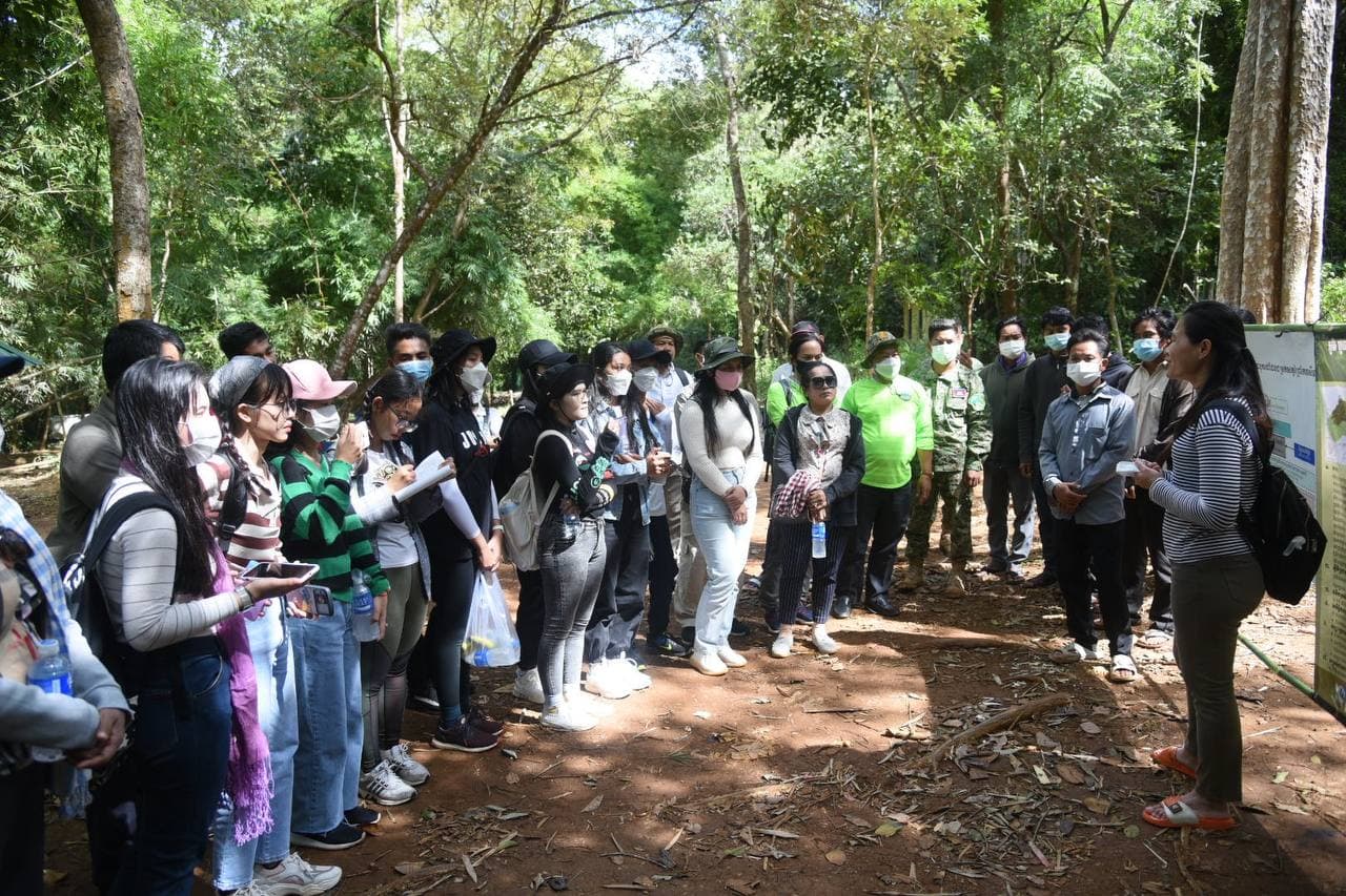 យុវសិស្សបានស្វែងយល់ពីការគ្រប់គ្រងធនធានធម្មជាតិនៅខេត្តមណ្ឌលគីរី