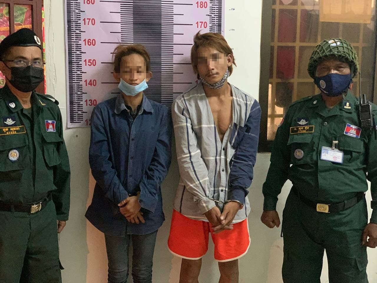 នគរបាលខណ្ឌឬស្សីកែវ បង្ក្រាបករណីកាច់សោរកម៉ូតូ ឃាត់ខ្លួនបានជនសង្ស័យ ២នាក់