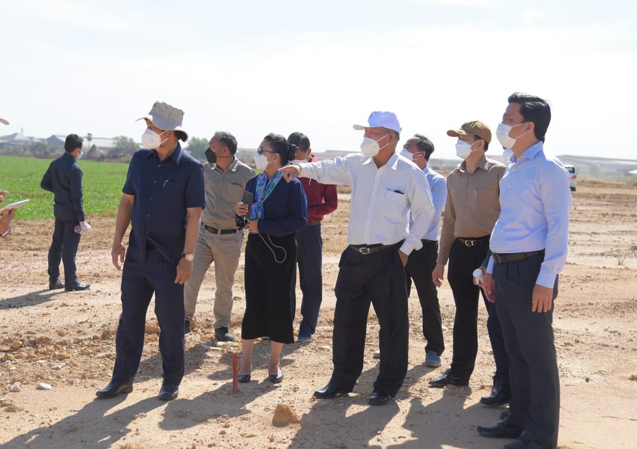 ទីតាំងត្រៀមសាងសង់មណ្ឌលព្យាបាលជំងឺកូវីដ-១៩ ស្ថិតនៅក្នុងខណ្ឌព្រែកព្នៅ