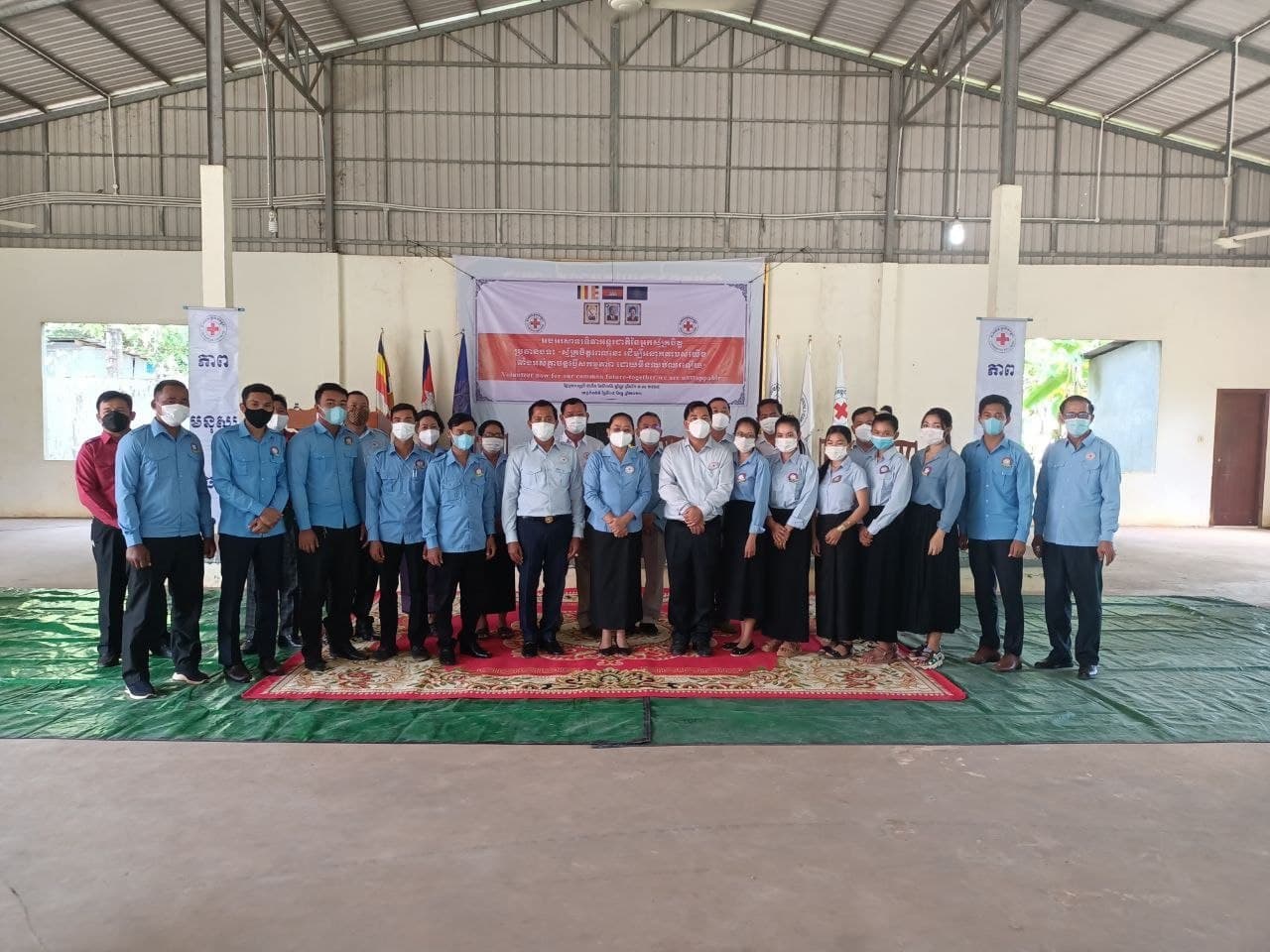 សាខាកាកបាទក្រហមកម្ពុជាខេត្តកំពង់ធំ បានប្រារព្ធទិវាអន្តរជាតិ នៃអ្នកស្ម័គ្រចិត្ត០៥ ធ្នូ២០២១