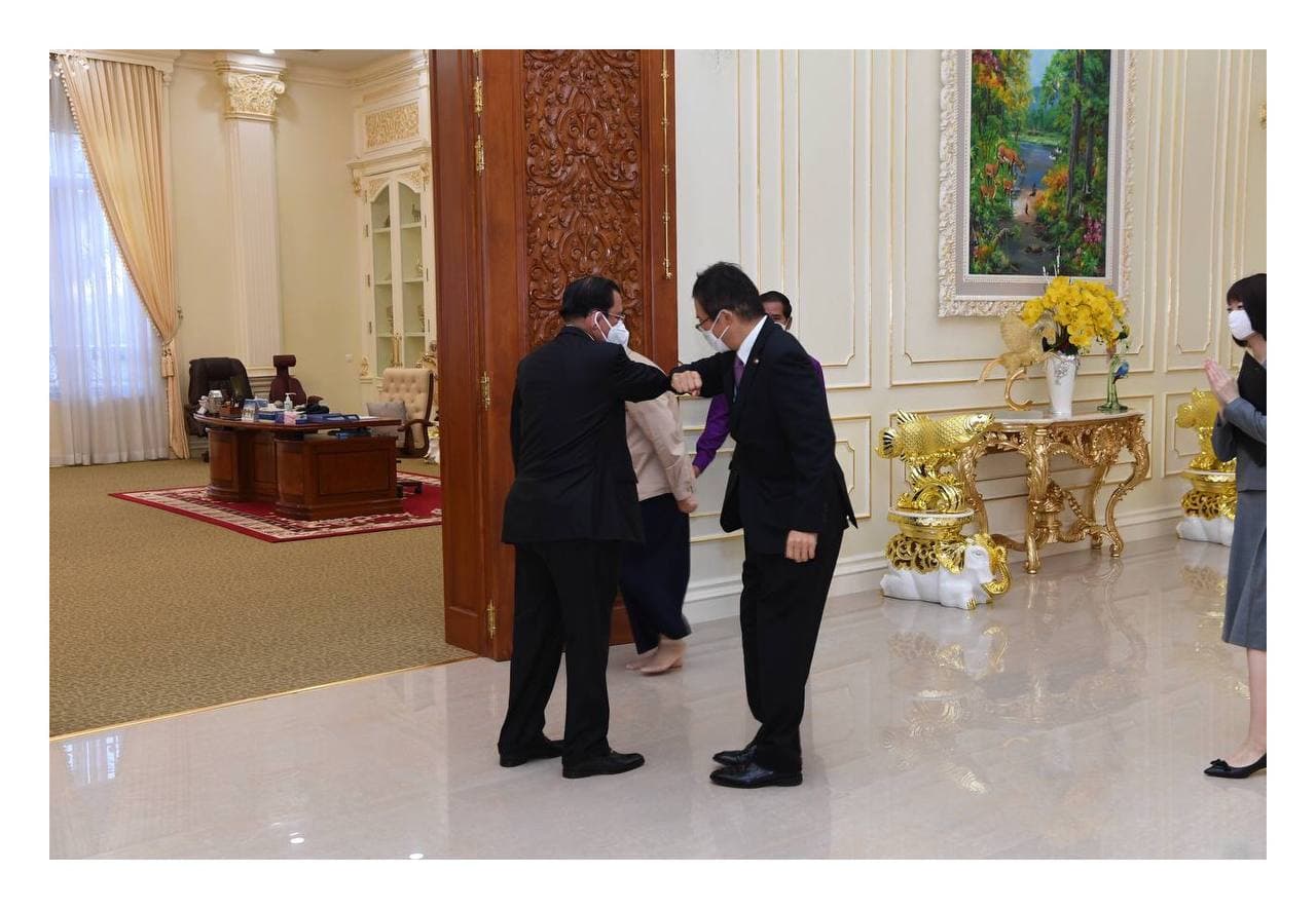 សម្តេចតេជោ ហ៊ុន សែន អនុញ្ញាតឱ្យ ឯកអគ្គរាជទូតជប៉ុន ប្រចាំនៅកម្ពុជា Mikami Masahiro ចូលជួបពិភាក្សាការងារ