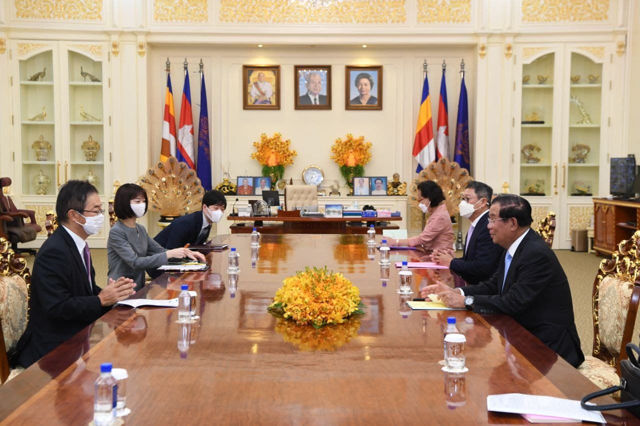ទូតជប៉ុនប្រចាំកម្ពុជា ជម្រាបជូនសម្តេចតេជោ ពីបំណងអញ្ជើញឯកឧត្តម ហ៊ុន ម៉ាណែត ទៅធ្វើទស្សនកិច្ចជាផ្លូវការនៅប្រទេសជប៉ុន នាពេលខាងមុខ