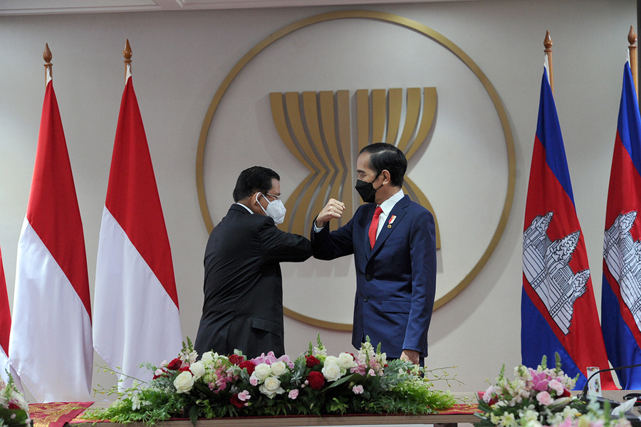 ឯកឧត្តម Joko Widodo ប្រធានាធិបតីឥណ្ឌូនេស៊ីបានប្រកាសគាំសម្ដេចតេជោ ហ៊ុន សែន ក្នុងការដឹកនាំអាស៊ាន ឱ្យទទួលបានជោគជ័យ នៅក្នុងឆ្នាំ២០២២ នេះ