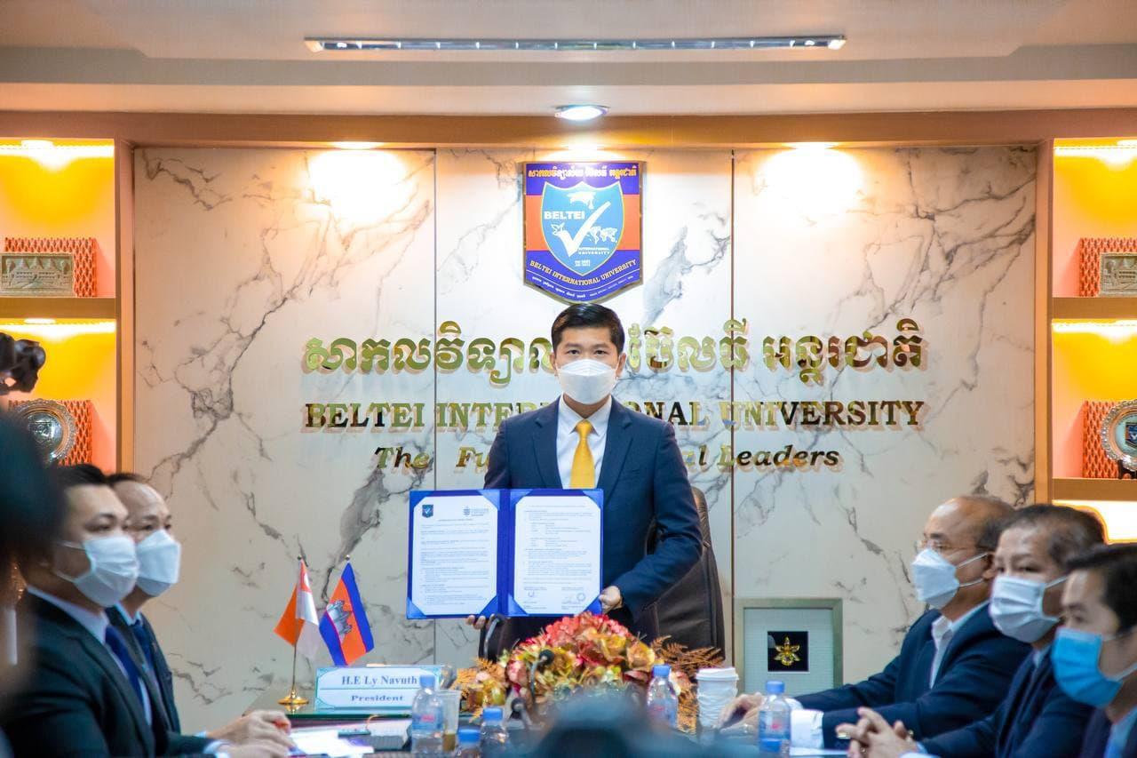 សាកលវិទ្យាល័យ ប៊ែលធី អន្តរជាតិ ចុះ MOU ជាមួយសាកលវិទ្យាល័យ ជេមស៍ ខុក (JAMES COOK UNIVERSITY SINGAPORE) ជាសាកលវិទ្យាល័យអន្តរជាតិ នៃប្រទេសសិង្ហបុរី