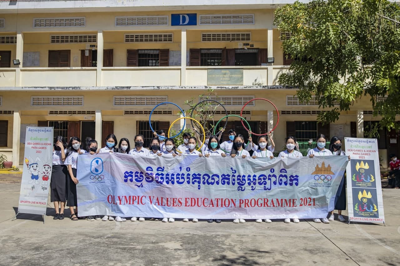 យុវសិស្ស នួន វិច្ឆិកា បង្ហាញអារម្មណ៍រីករាយ ក្រោយ NOCC រៀបចំកម្មវិធីអប់រំគុណតម្លៃអូឡាំពិក និងបញ្ជ្រាបការផ្សព្វផ្សាយ  Sea Game , Asean Para Games 2023