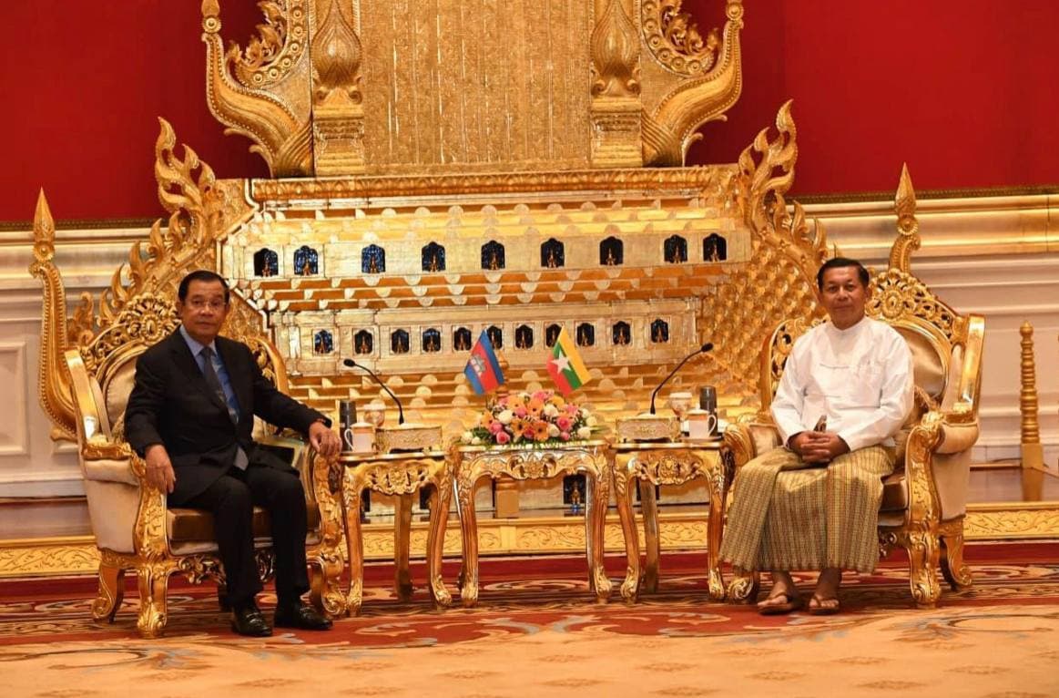 មីយ៉ាន់ម៉ាមានសំណាងជាងកម្ពុជាក្នុងទសវត្សរ៍ឆ្នាំ៧០, ទស្សនកិច្ច​របស់សម្តេច​តេជោ ហ៊ុន សែន នៅមីយ៉ាន់ម៉ាដើម្បីបុព្វហេតុ​សន្តិ​ភាព និងការបង្រួប​​​បង្រួមជាតិ (មានវីដេអូ)