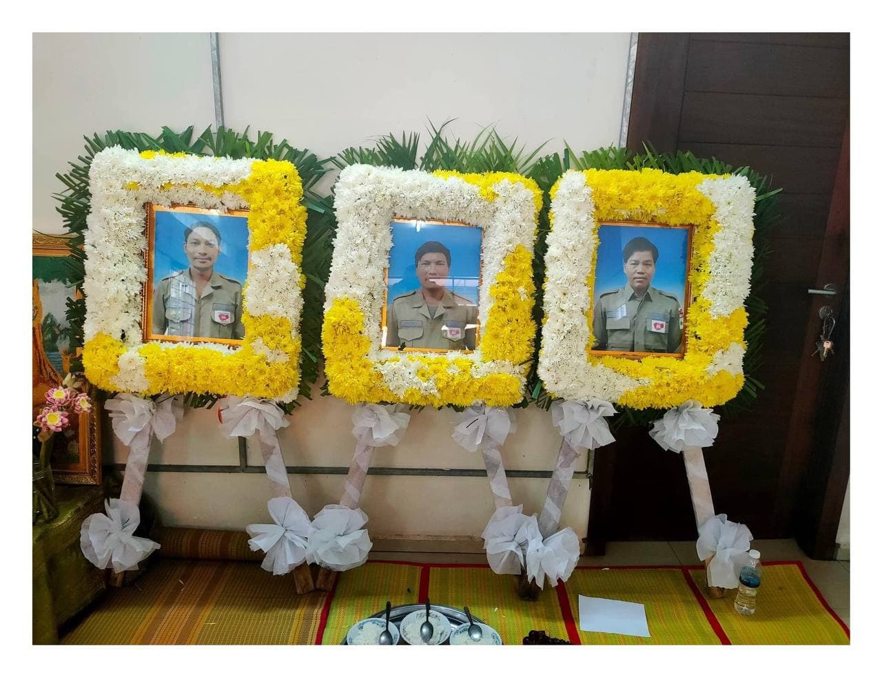 លោក ហ៊ុន ម៉ានី ចូលរួមរំលែកមរណទុក្ខដ៏ក្រៀមក្រំជាមួយក្រុមគ្រួសារនៃសពមន្រ្តីដោះមីន