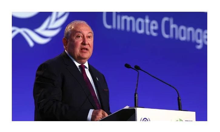 ប្រធានាធិបតីអាមេនី 🇦🇲 Armen Sarkissian បានលាលែងពីតំណែងកាលពីថ្ងៃអាទិត្យ ដោយថ្លែងថារដ្ឋធម្មនុញ្ញមិនបានផ្តល់អំណាចឱ្យគាត់គ្រប់គ្រាន់ដើម្បីអភិវឌ្ឍប្រទេស