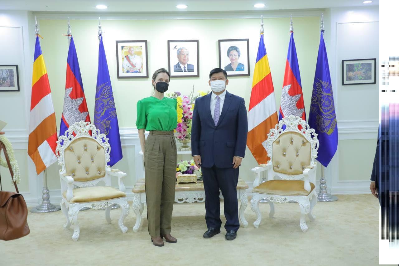 រដ្ឋមន្ត្រីក្រសួងបរិស្ថាន ឯកឧត្តម សាយ សំអាល់ អរគុណតារាភាពយន្តហូលីវូដ  Angelina Jolie ដែលចូលរួមជាមួយរាជរដ្ឋាភិបាលកម្ពុជា ក្នុងការការពារ  និងអភិរក្សធនធានធម្មជាតិ (មានវីដេអូ)