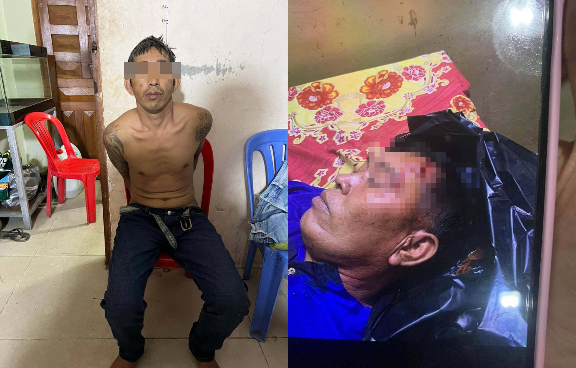 ទៅឈ្លោះជាមួយបងស្រី ពេលបងថ្លៃចូលឃាត់ ស្រាប់តែទាញកាំបិតកាប់បងថ្លៃឲ្យរបួសក្បាល ត្រូវនគរបាលខណ្ឌឫស្សីកែវ ឃាត់ខ្លួន