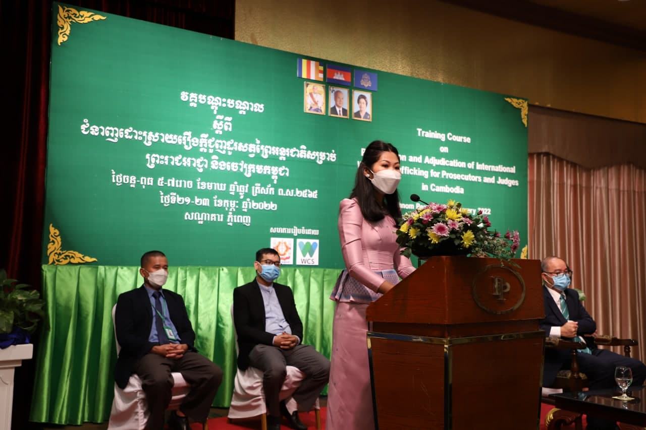 អង្គការ WCS និងក្រសួងយុត្តិធម៌រៀបចំវគ្គបណ្តុះបណ្តាលលើកដំបូងស្តីពីបទល្មើសសត្វព្រៃសម្រាប់ព្រះរាជ អាជ្ញានិងចៅក្រមកម្ពុជា