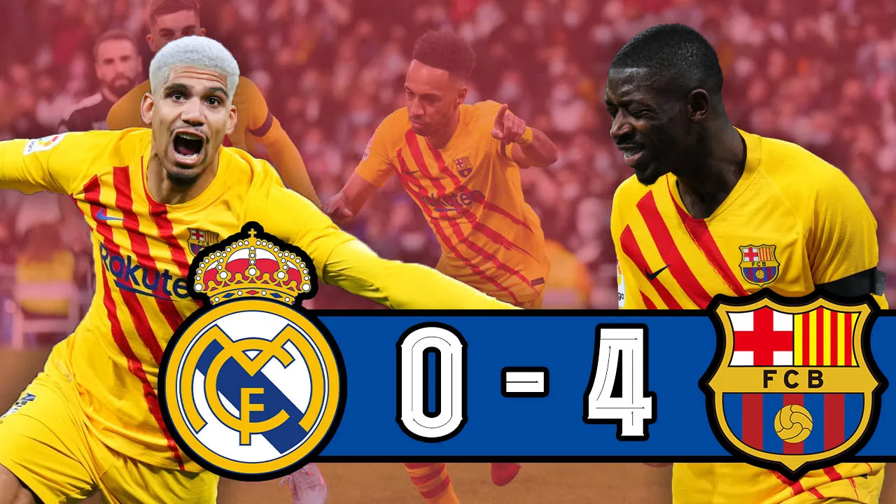 ក្លឹបអ្នកមានបុណ្យ Barcelona យកឈ្នះម្ចាស់ផ្ទះ Real Madrid ៤ទល់០ ខណៈ Sevilla បានត្រឹមស្មើ