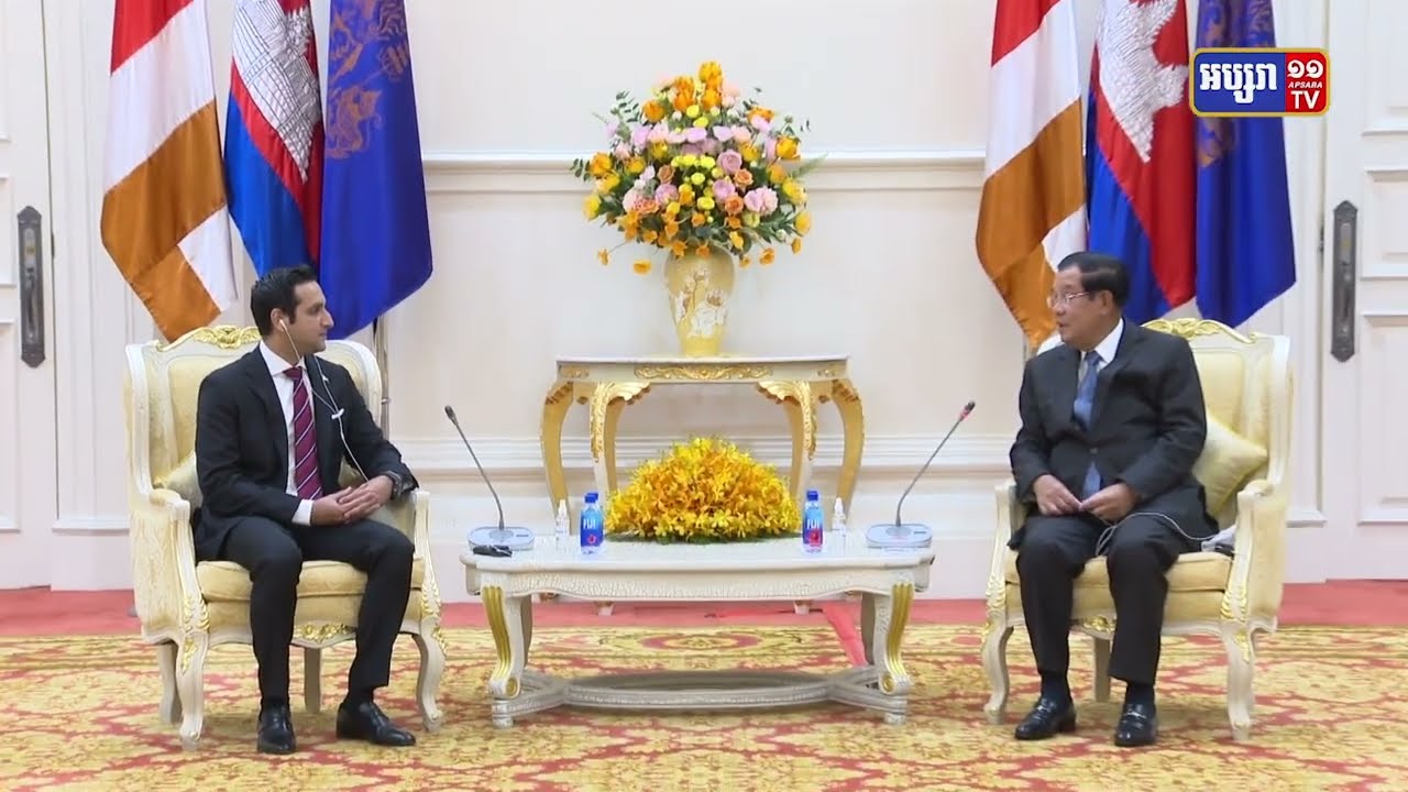 សម្តេចតេជោ ហ៊ុន សែន ទទួលជួបឯកអគ្គរដ្ឋទូតថ្មីប៉ាគីស្ថាន (Video Inside)