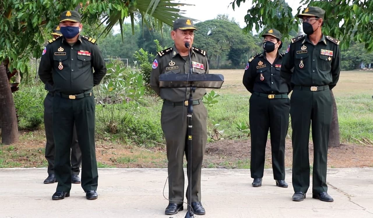 មេបញ្ជាការតំបន់ប្រតិបត្តិការសឹករងកំពង់ធំ ផ្សព្វផ្សាយសភាពការណ៍ថ្មីៗ និងពង្រឹងតួនាទីភារកិច្ចកងយោធពលខេមរភូមិន្ទ