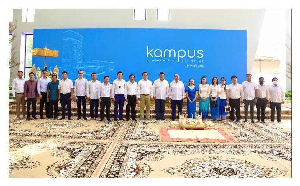 អគារ The Kampus ត្រូវបានសម្ពោធដាក់ឱ្យដំណេីរការជាផ្លូវការថ្ងៃទី១២ មីនា ២០២២នេះ។ អគារ មានលក្ខណៈពហុបំណង ជាទីជួបជុំសម្រាប់យុវវ័យសម័យថ្មី