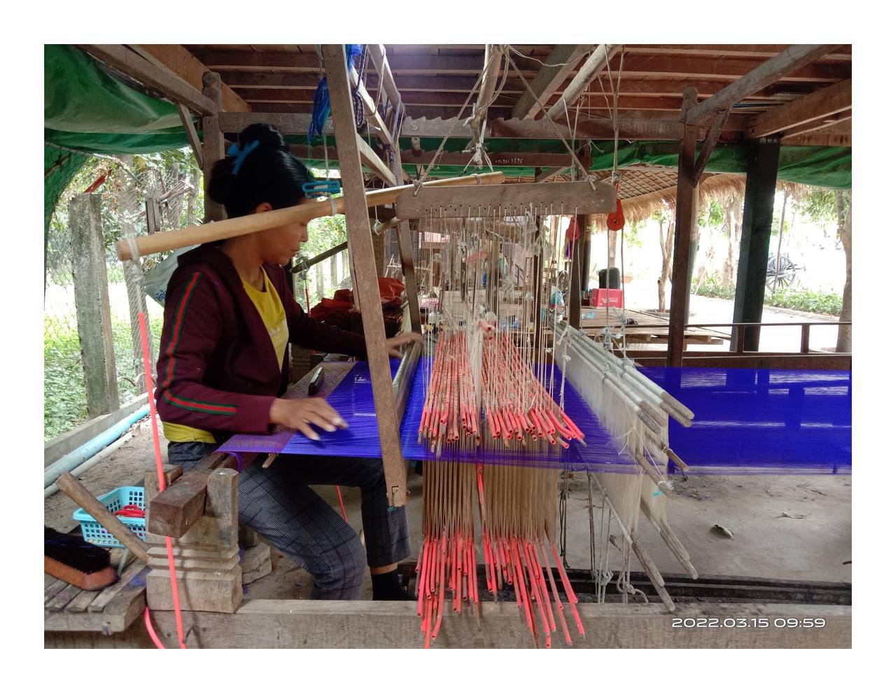 សិប្បកម្មត្បាញរវៃរបស់ប្រជាជននៅអរិយក្សត្រ កោះដាច់ និងកោះឧកញ៉ាតី