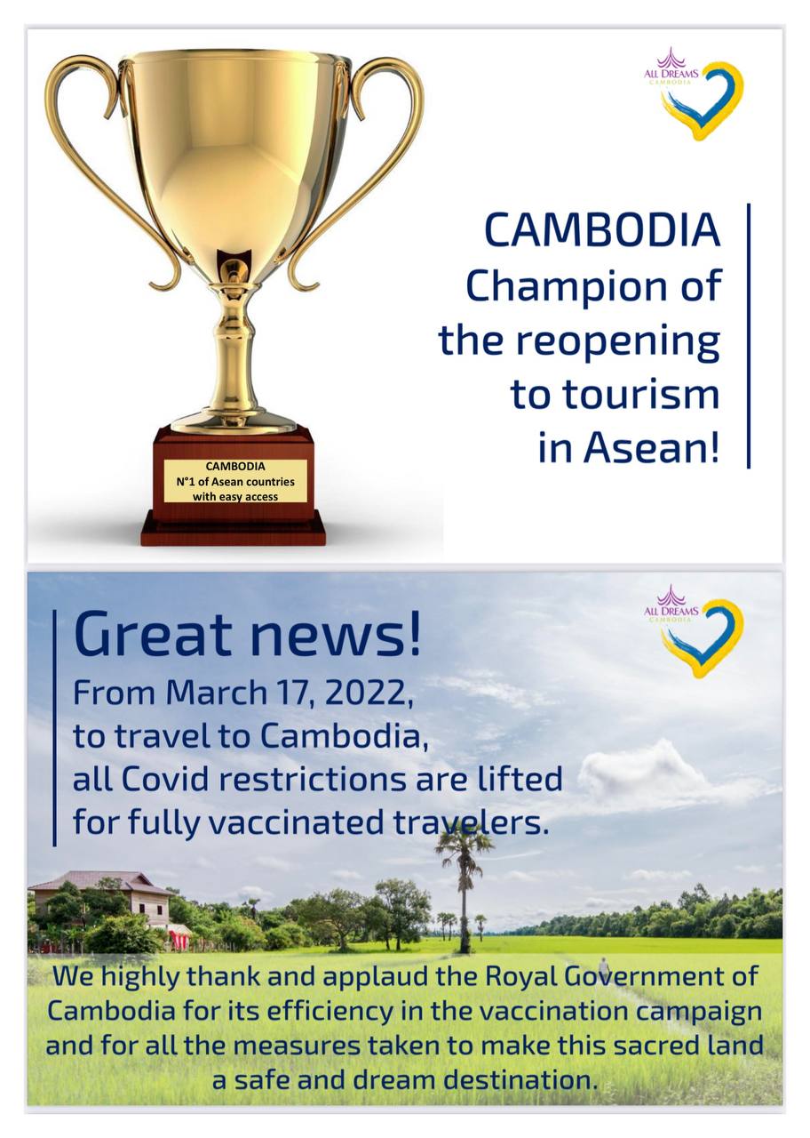 កម្ពុជានាំមុខគេនៅអាស៊ីអាគ្នេយ៍ ក្នុងការបើកដំណើរការប្រទេសឡើងវិញយ៉ាងពេញលេញ