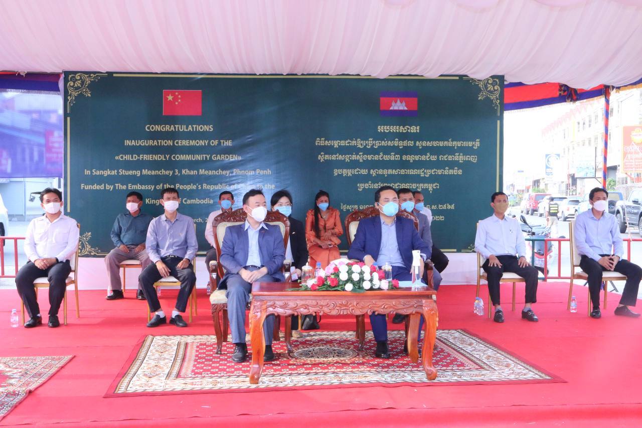 ប្រឡាយទឹកស្អុយលូ៥ បានក្លាយជាសួនដ៏ស្រស់ស្អាត និងជាកន្លែងហាត់ប្រាណសម្រាប់ប្រជាពលរដ្ឋយ៉ាងល្អ នៅខណ្ឌមានជ័យ