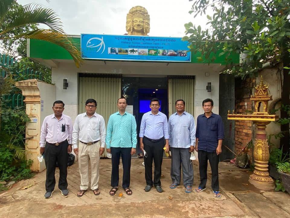 ទស្សនកិច្ចស្នាក់ការអង្គការសម្ព័ន្ធភាពដើម្បីអភិរក្សធនធានជលផល (FACT) នៅខេត្តសៀមរាប