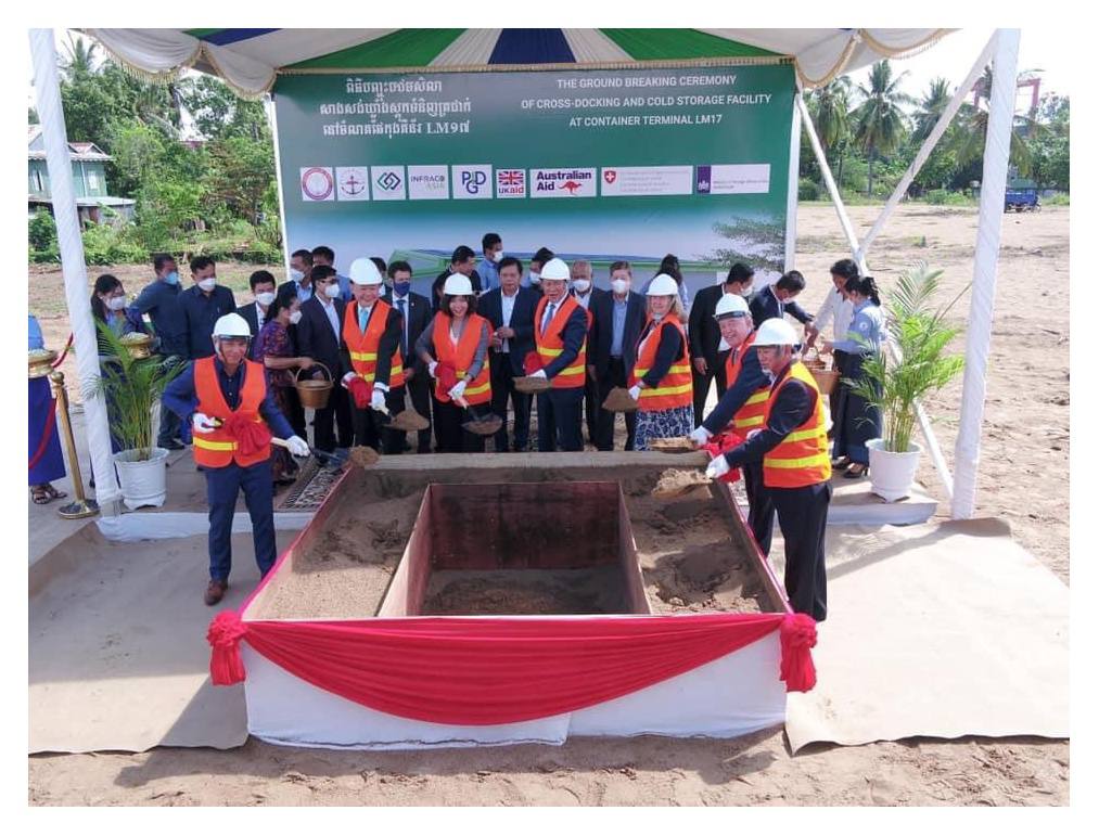 កំពង់ផែនៅខេត្តកណ្តាលសហការជាមួយ ក្រុមហ៊ុន Khmer Cool Chain សាងសង់ស្ថានីយផ្ទេរទំនិញ និងឃ្លាំងស្តុកទំនិញត្រជាក់