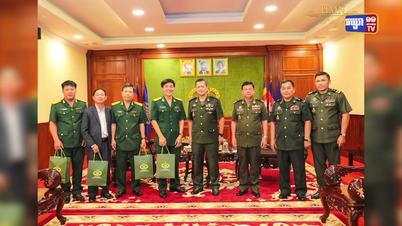 មេបញ្ជាការកងទ័ពជើងគោកកម្ពុជាទទួលជួបគណៈប្រតិភូយោធាវៀតណាម (Video Inside)