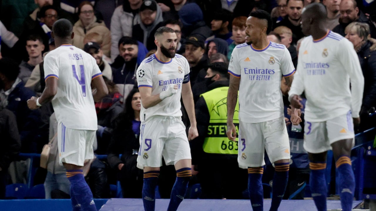 Karim Benzema រកបាន៣គ្រាប់ជួយ Real Madrid យកឈ្នះ Chelsea នៃការប្រកួតជើងទី 1 វគ្គ 1/4 នៅលើក្របខណ្ឌ Champions League