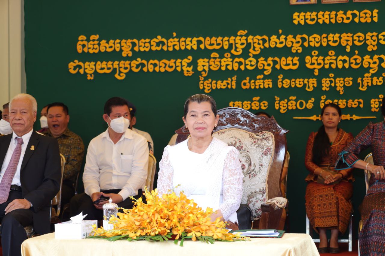 លោកជំទាវកិត្តិសង្គហបណ្ឌិត ម៉ែន សំអន ៖ កត្តាសុខសន្តិភាព បានចូលរួមចំណែកជម្រុញឲ្យមានការអភិវឌ្ឍន៍